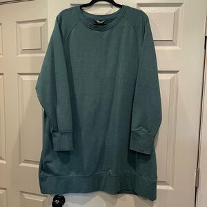 Eddie Bauer Long Sleeve Sweatshirt Dress